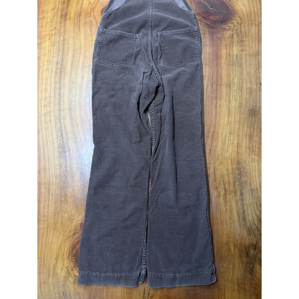 Vintage 70s Oskosh Unisex Overall Pants Men XS Womens S Corduroy Cotton Wide XX6 - Picture 7 of 8